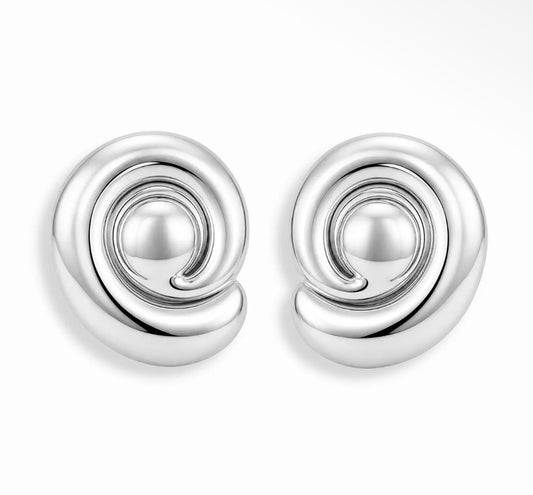Milley Spiral Statement Studs