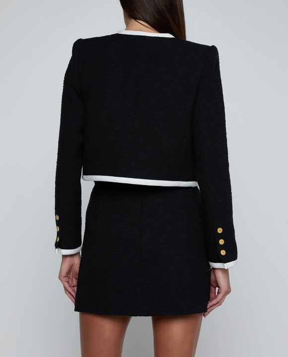 Black Mazikeen Double Breasted Jacket