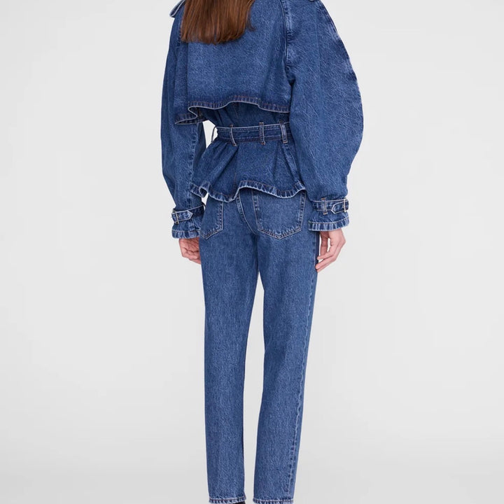 Clean Indigo Pascale Trench