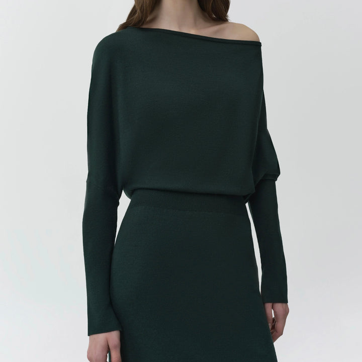 Everglade Janese Off Shoulder Midi Dress