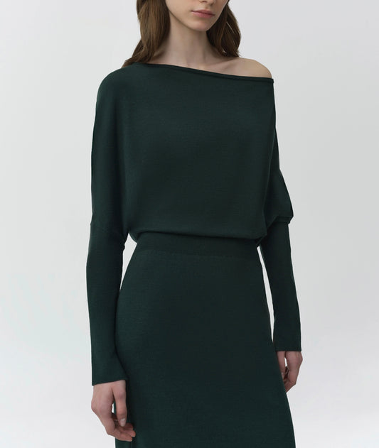 Everglade Janese Off Shoulder Midi Dress