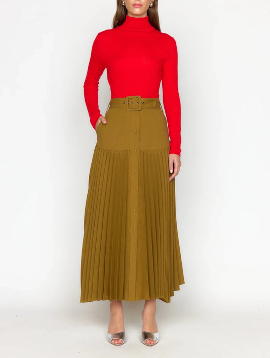 Olive Cody Midi Skirt