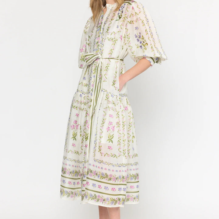 Mosiac Ivory Blake Dress