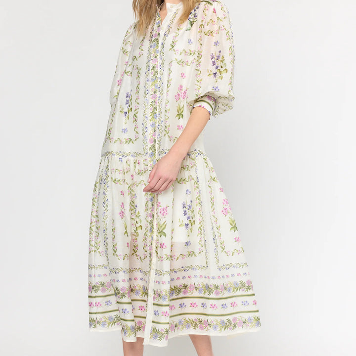 Mosiac Ivory Blake Dress