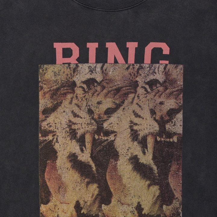 Washed Black Tiger Miles Sweatshirt