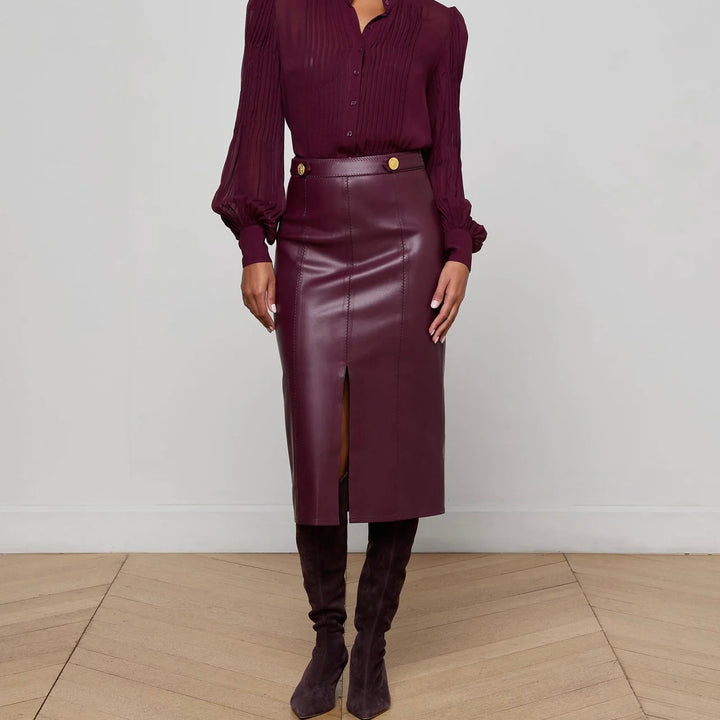Dark Port Noor Pleated Blouse