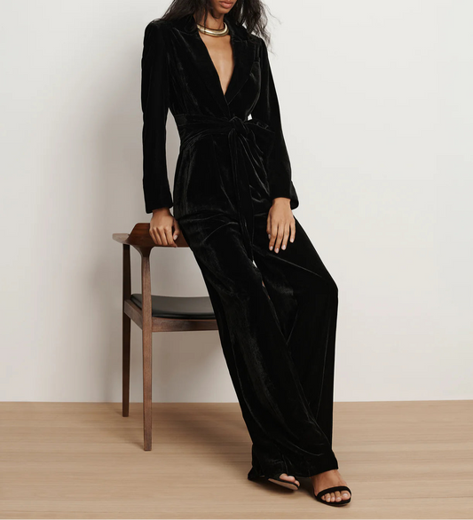 Black Velvet Issel Jacket