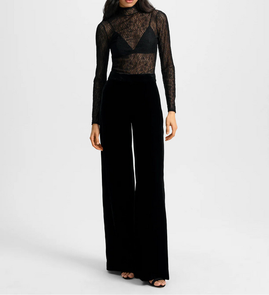 Black Velvet Alex Pant