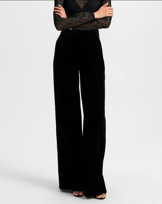 Black Velvet Alex Pant