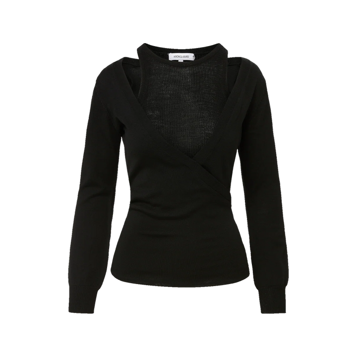 Black Lolasee Knit Top