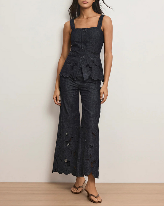 Indigo Rinse Mirielle Top