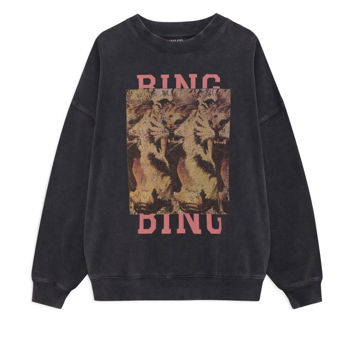 Washed Black Tiger Miles Sweatshirt
