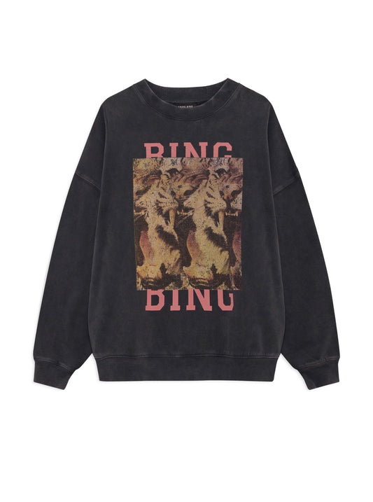 Washed Black Tiger Miles Sweatshirt