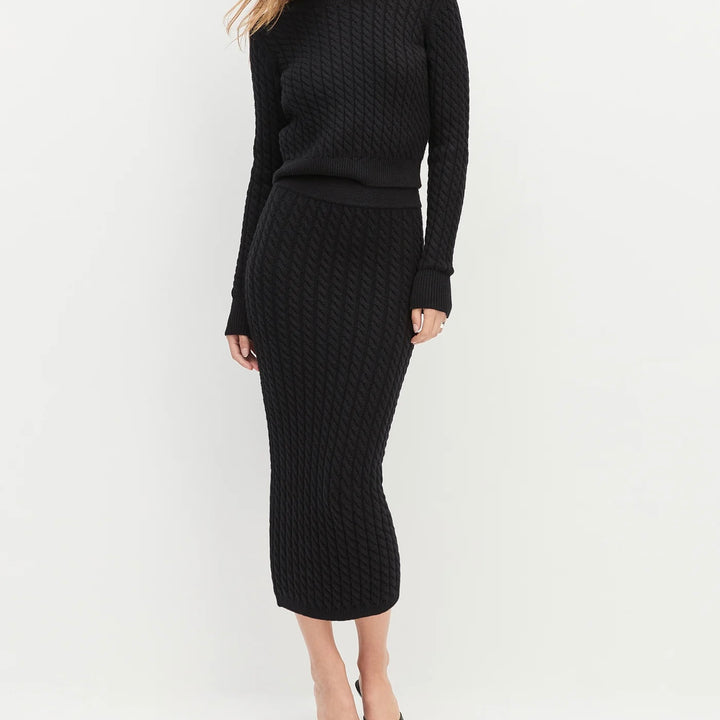 Black Feel Good Skirt