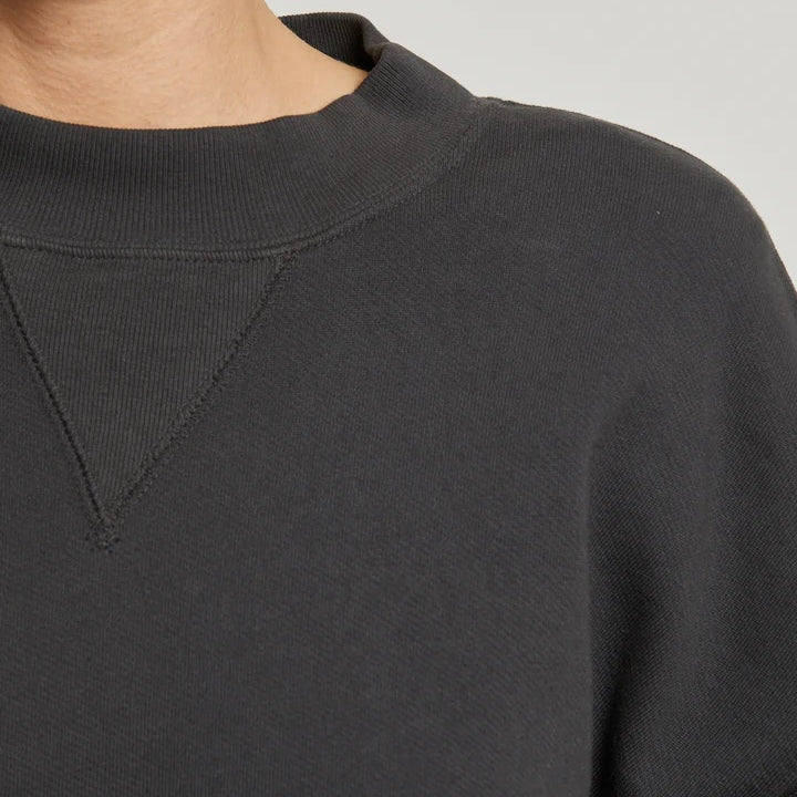 Vintage Black Blake French Terry Oversized Crew
