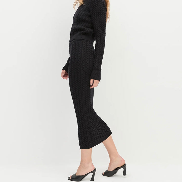 Black Feel Good Skirt