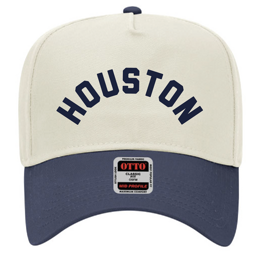 Houston Texas Two Tone Embroidered Hat