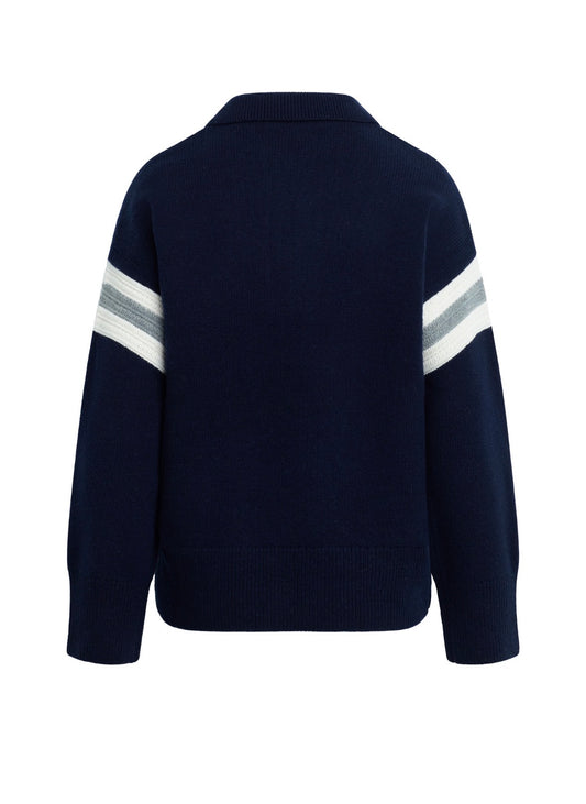 Navy Multi Grace Sweater