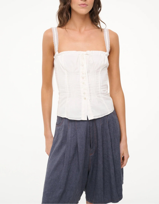 White Matilde Tank Top