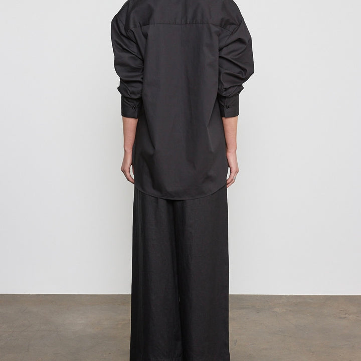 Black Cotton Foundation Shirt