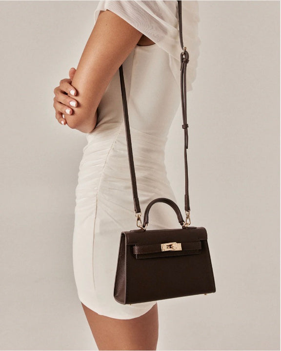Chocolate Hariette Handbag