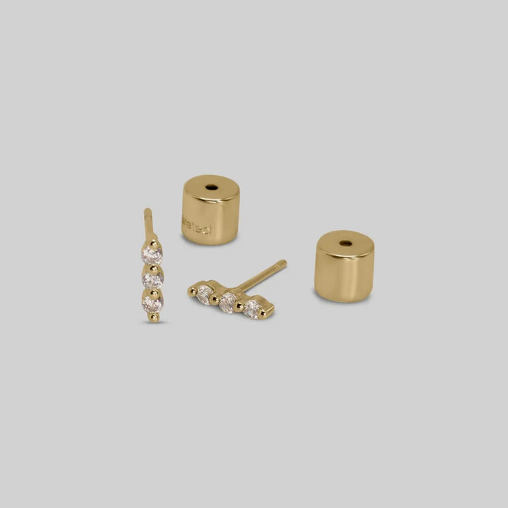Trio Sparkle Studs