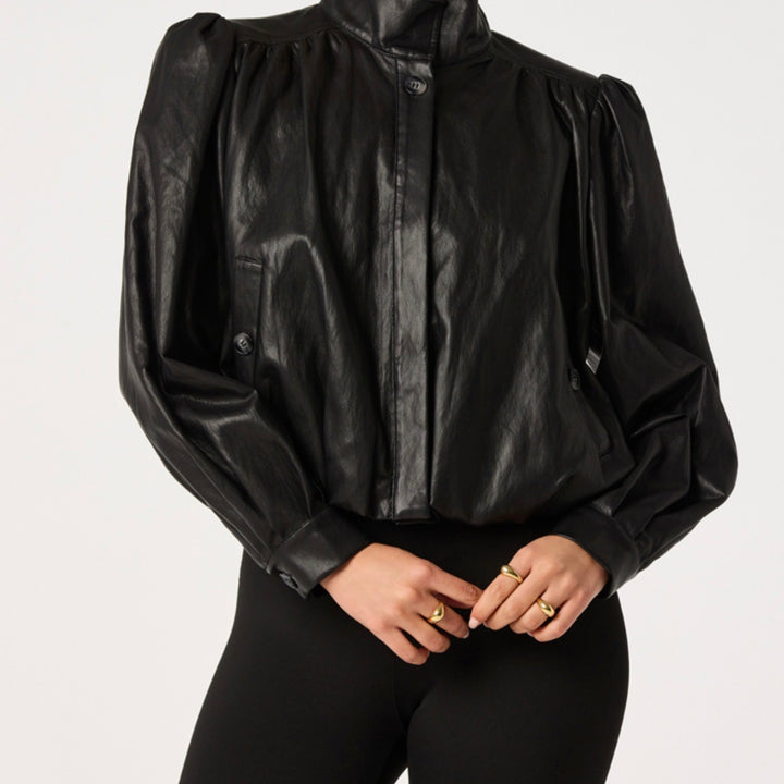 Black Estero Leather Jacket