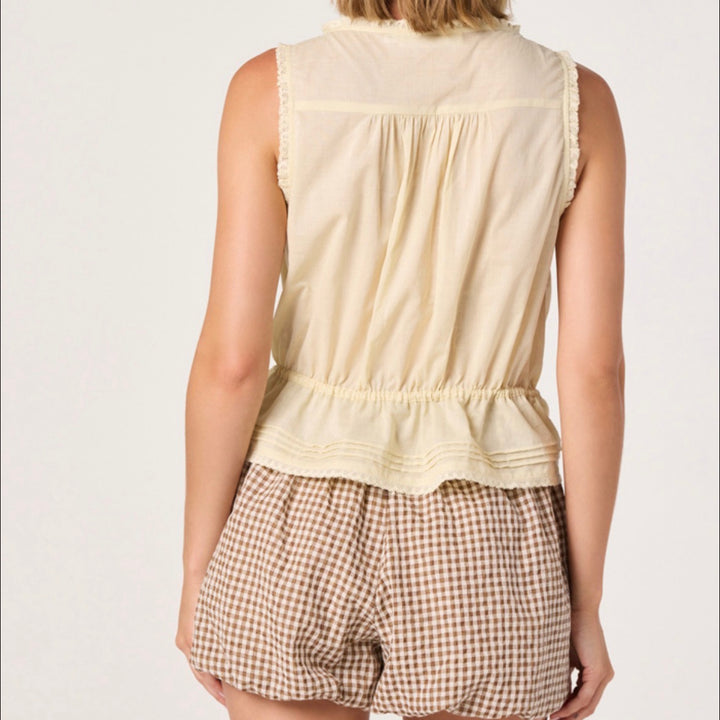 Pale Yellow Shreya Top
