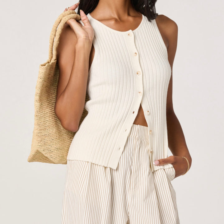 White Mamie Top