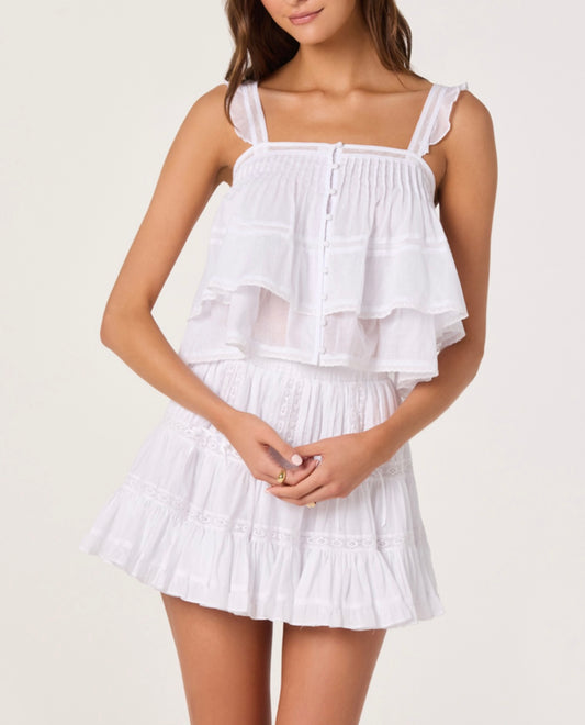 White Delia Top