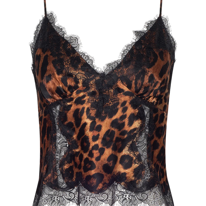Leopard Kimber Lace Insert Cami