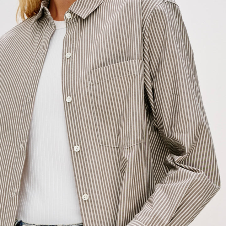 Noir Stripe Elsa Shirt