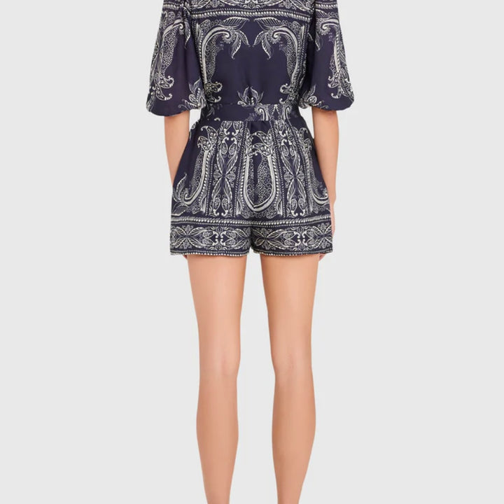 Navy Lucia Romper
