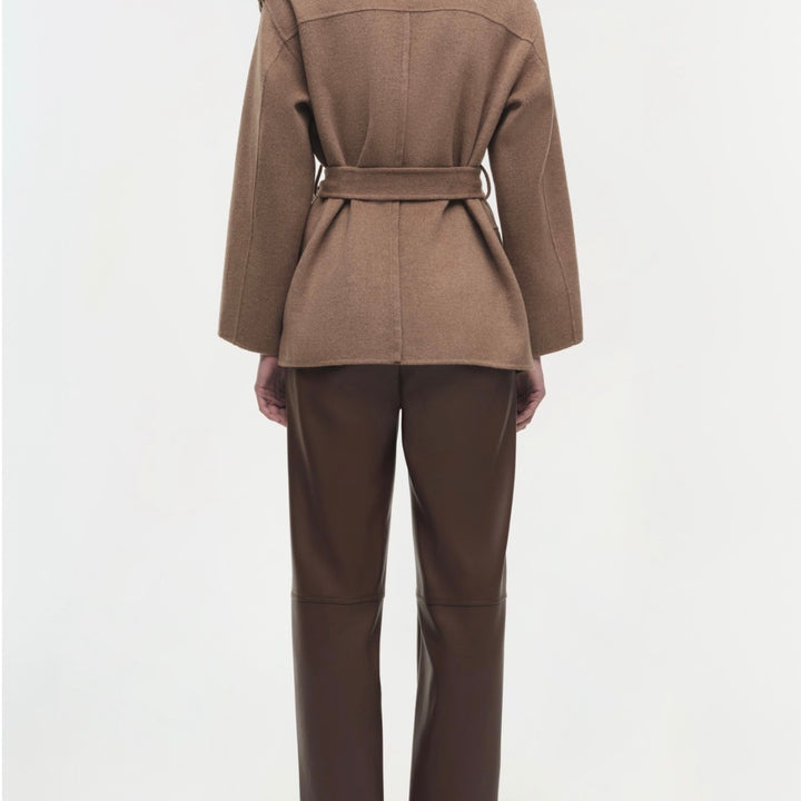 Camel Rowen Fringe Jacket