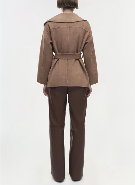 Camel Rowen Fringe Jacket