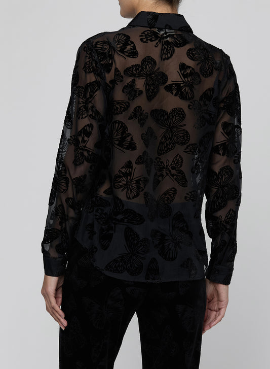Black Butterfly Laurent Blouse