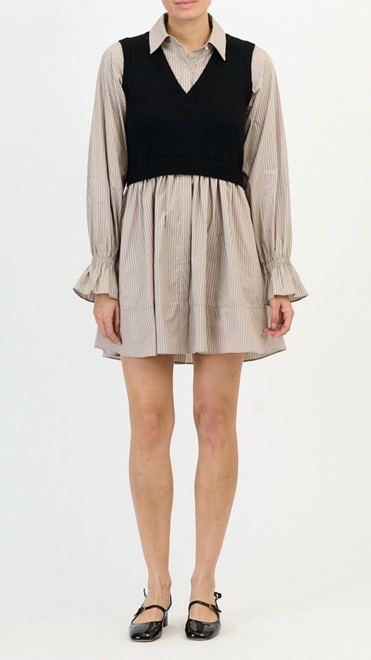Black Cappuccino Patsy Dress