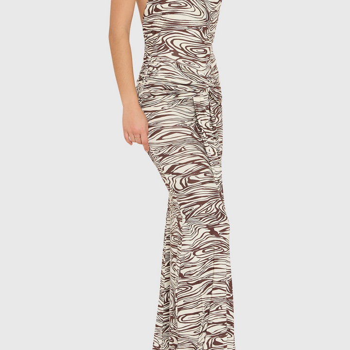 Aurora Print Breana Maxi Dress