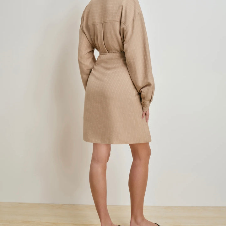 Desert Khaki Pinst Sweet Talker Dress