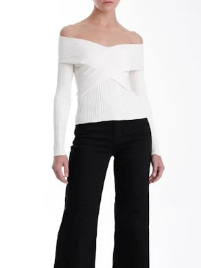 Cream Blair Knit Top