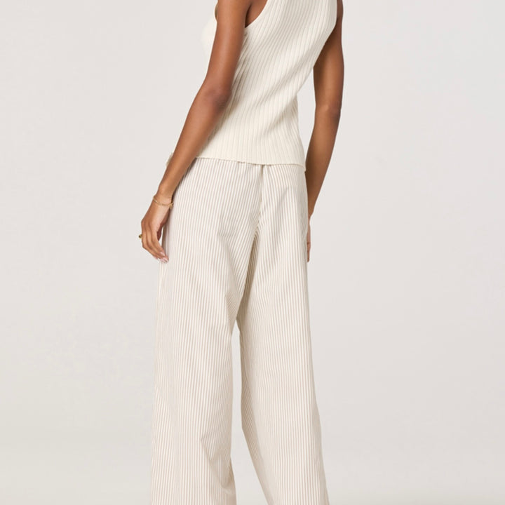 Brown Stripe Neha Pants