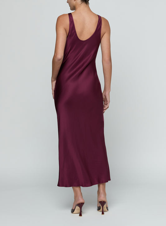Merlot Red Akiya Tank Dress