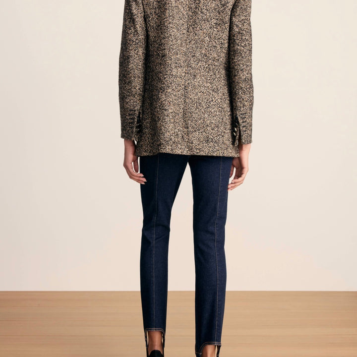 Black Melange Maci Dickey Jacket