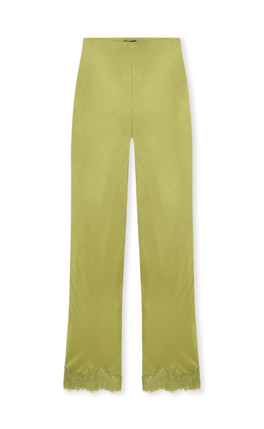 Celery Silvi Lace Satin Pant