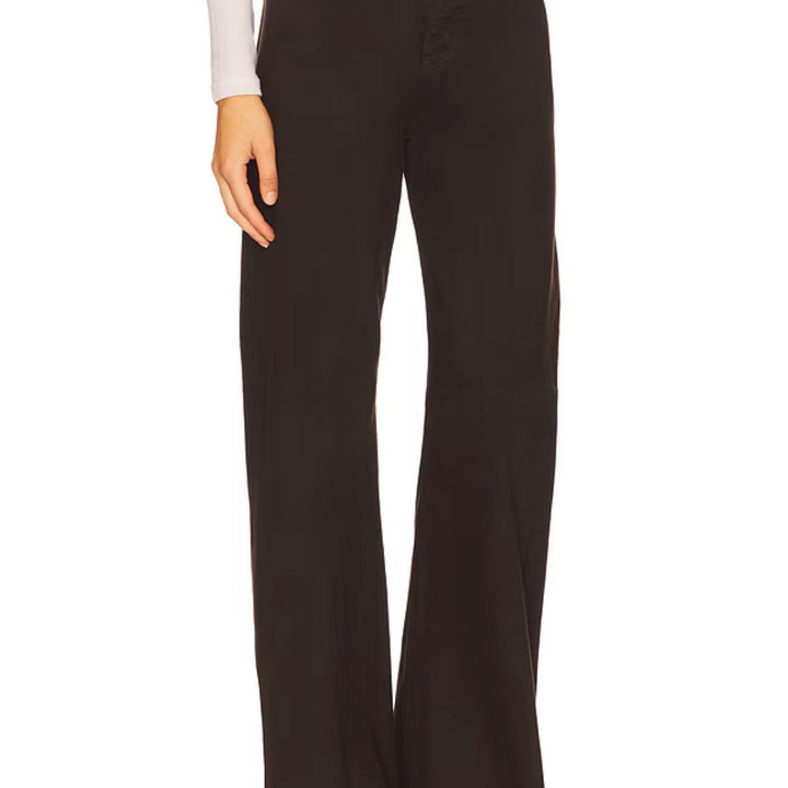Mocha Penny High Rise Wide Leg Jean