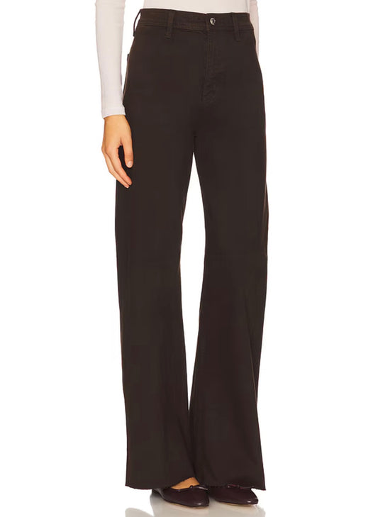 Mocha Penny High Rise Wide Leg Jean