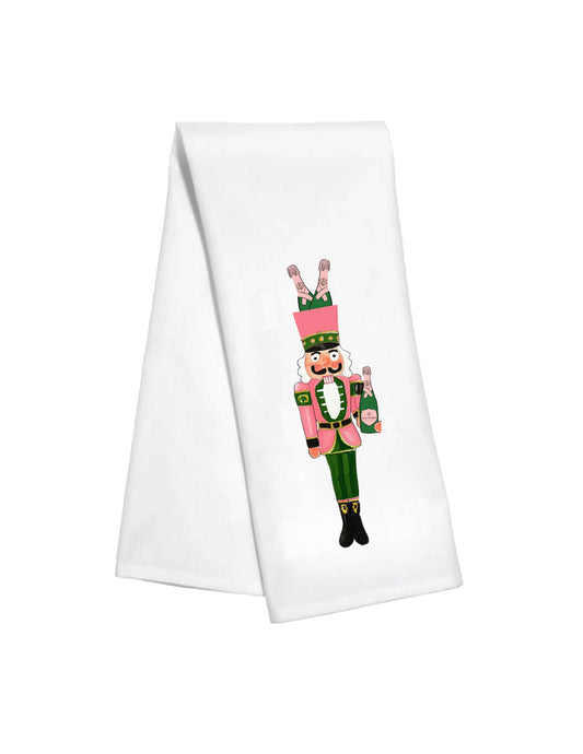 Nutcracker Champagne Kitchen Towel