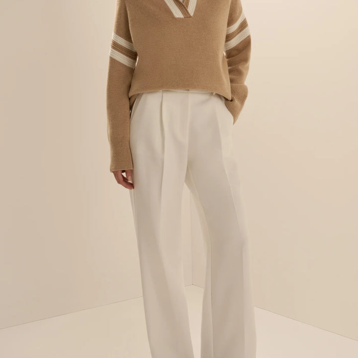 Camel Ivory Grace Sweater