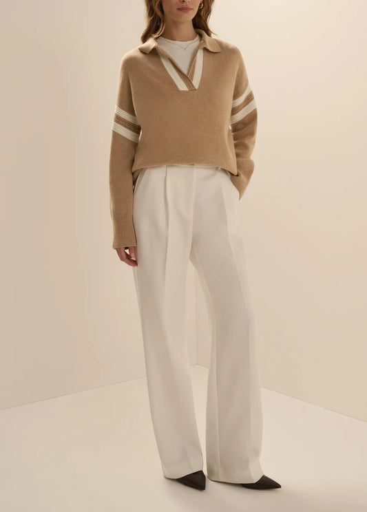 Camel Ivory Grace Sweater