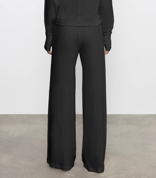 Charcoal Jersey Easy Drawcord Pant